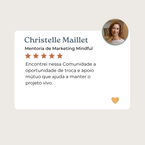 Christelle Maillet – depoimento Christelle Maillet - depoimento